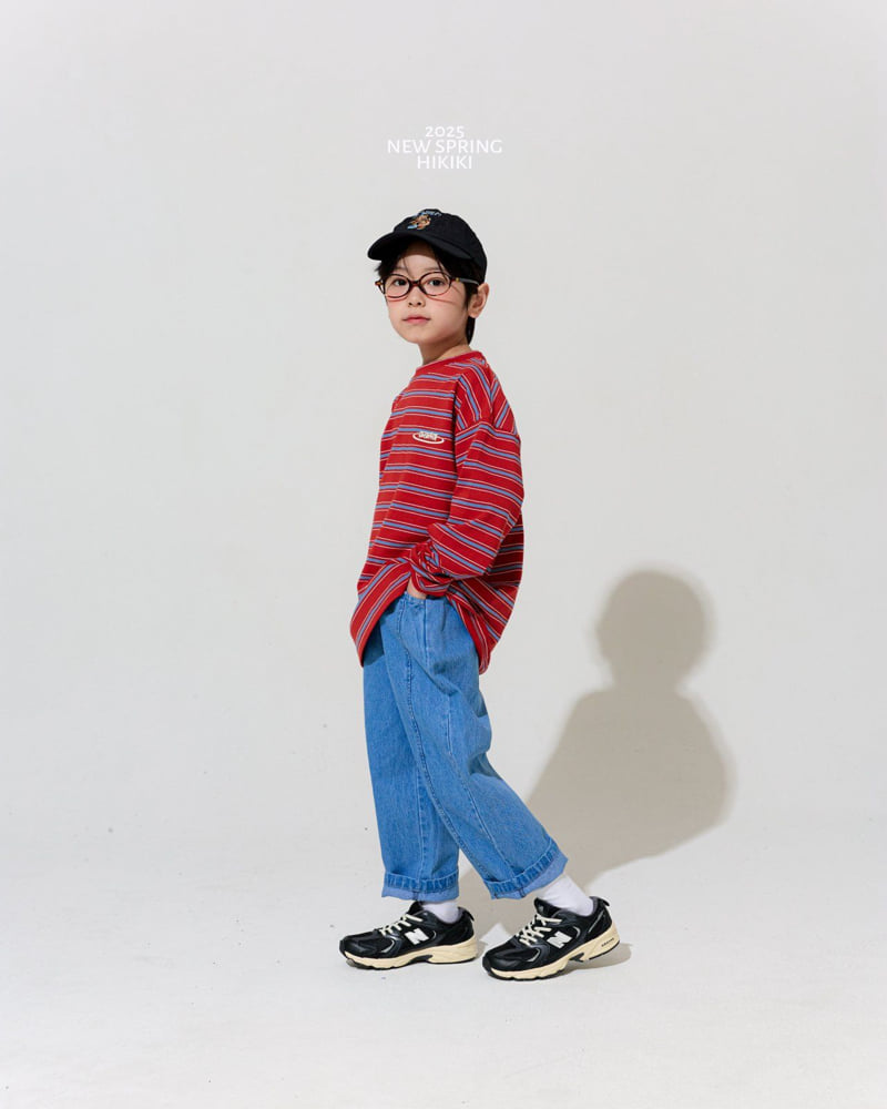 Hikiki - Korean Children Fashion - #discoveringself - Stripe Tee - 8