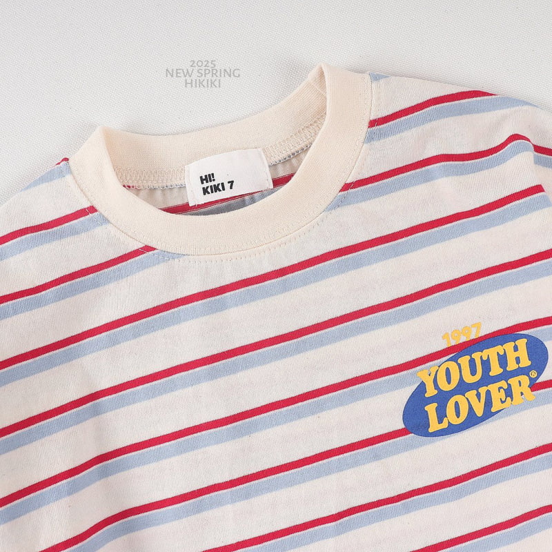 Hikiki - Korean Children Fashion - #fashionkids - Youth Stripe Tee - 8
