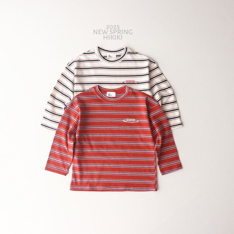 Hikiki - Korean Children Fashion - #kidsshorts - Stripe Tee - 2