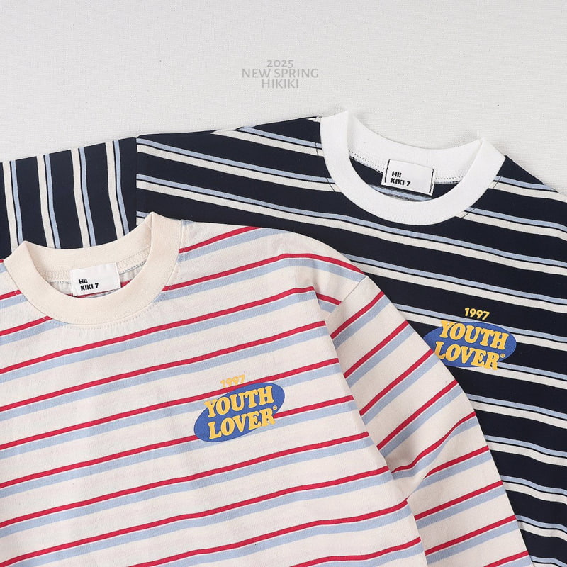 Hikiki - Korean Children Fashion - #kidsshorts - Youth Stripe Tee - 9