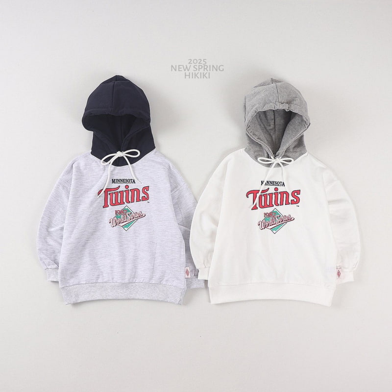 Hikiki - Korean Children Fashion - #kidsshorts - Twins Hoodie - 3