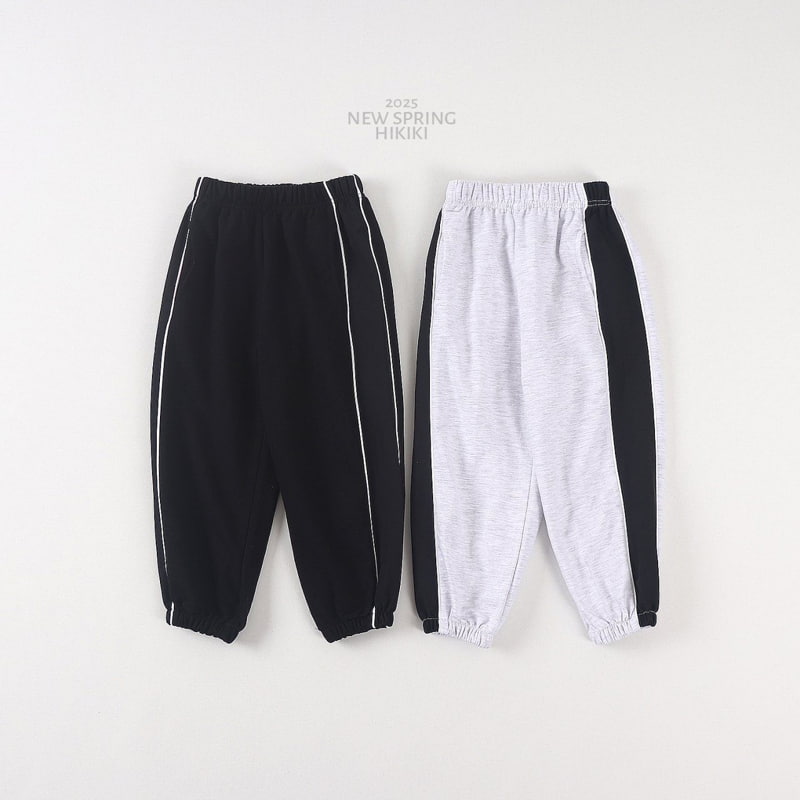 Hikiki - Korean Children Fashion - #kidsshorts - Two Stripe Line Jogger Pants - 11