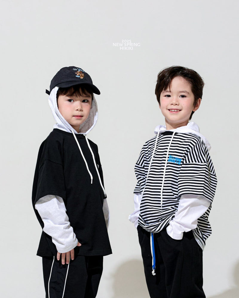 Hikiki - Korean Children Fashion - #kidsshorts - Boys Club Tee - 2