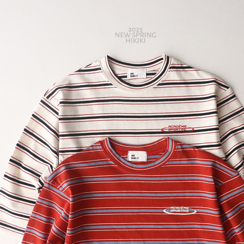 Hikiki - Korean Children Fashion - #kidsstore - Stripe Tee - 3