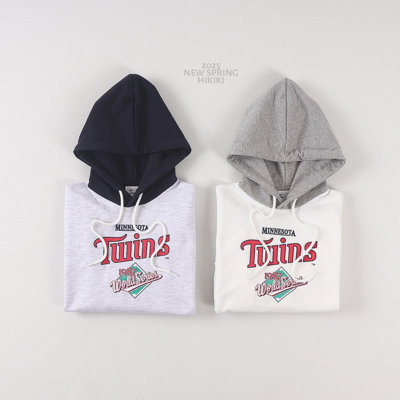 Hikiki - Korean Children Fashion - #kidsshorts - Twins Hoodie - 4