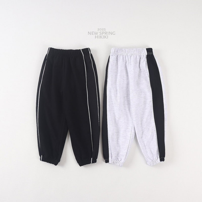 Hikiki - Korean Children Fashion - #kidsstore - Two Stripe Line Jogger Pants - 12