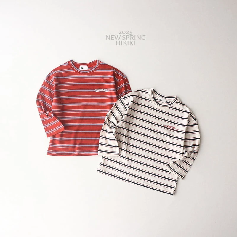 Hikiki - Korean Children Fashion - #kidsstore - Stripe Tee - 11