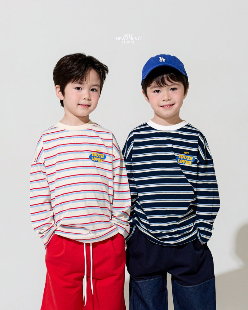 Hikiki - Korean Children Fashion - #kidsstore - Youth Stripe Tee - 2