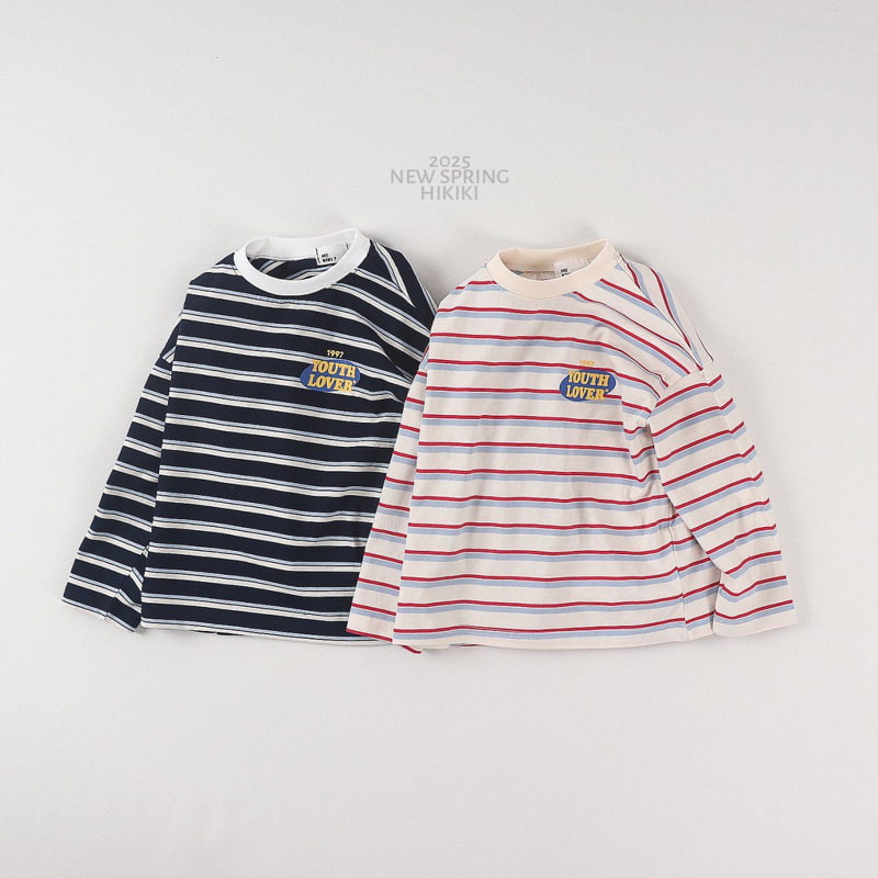 Hikiki - Korean Children Fashion - #kidzfashiontrend - Youth Stripe Tee - 11