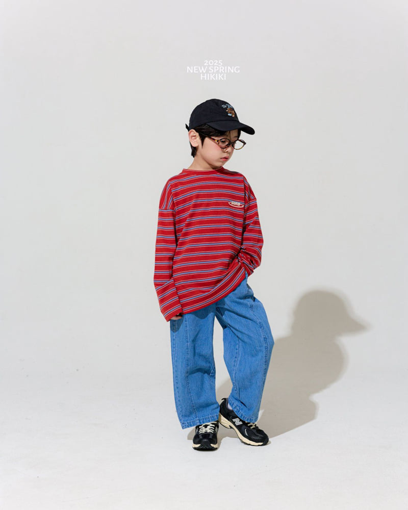 Hikiki - Korean Children Fashion - #kidzfashiontrend - Stripe Tee - 12