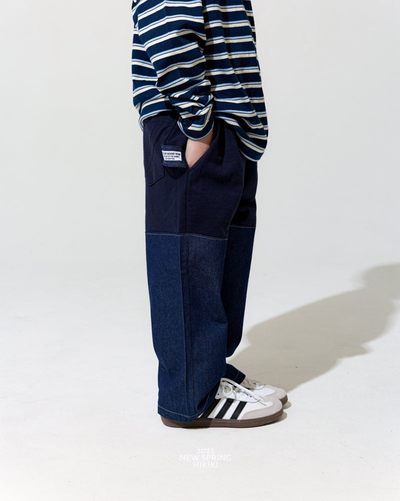 Hikiki - Korean Children Fashion - #kidzfashiontrend - Denim Banding Pants - 8