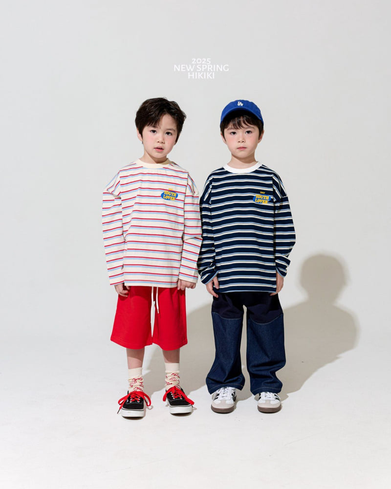 Hikiki - Korean Children Fashion - #kidzfashiontrend - Youth Stripe Tee - 3