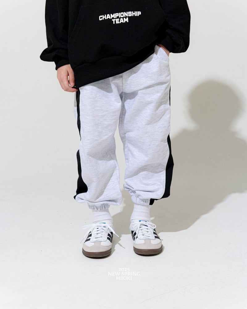 Hikiki - Korean Children Fashion - #kidzfashiontrend - Two-line Jogger Pants - 7