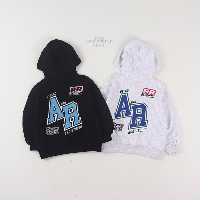 Hikiki - Korean Children Fashion - #littlefashionista - AR Hoodie Tee - 3