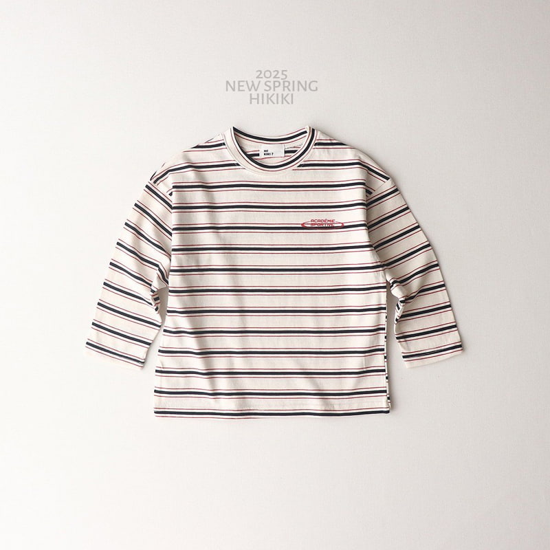 Hikiki - Korean Children Fashion - #magicofchildhood - Stripe Tee - 7