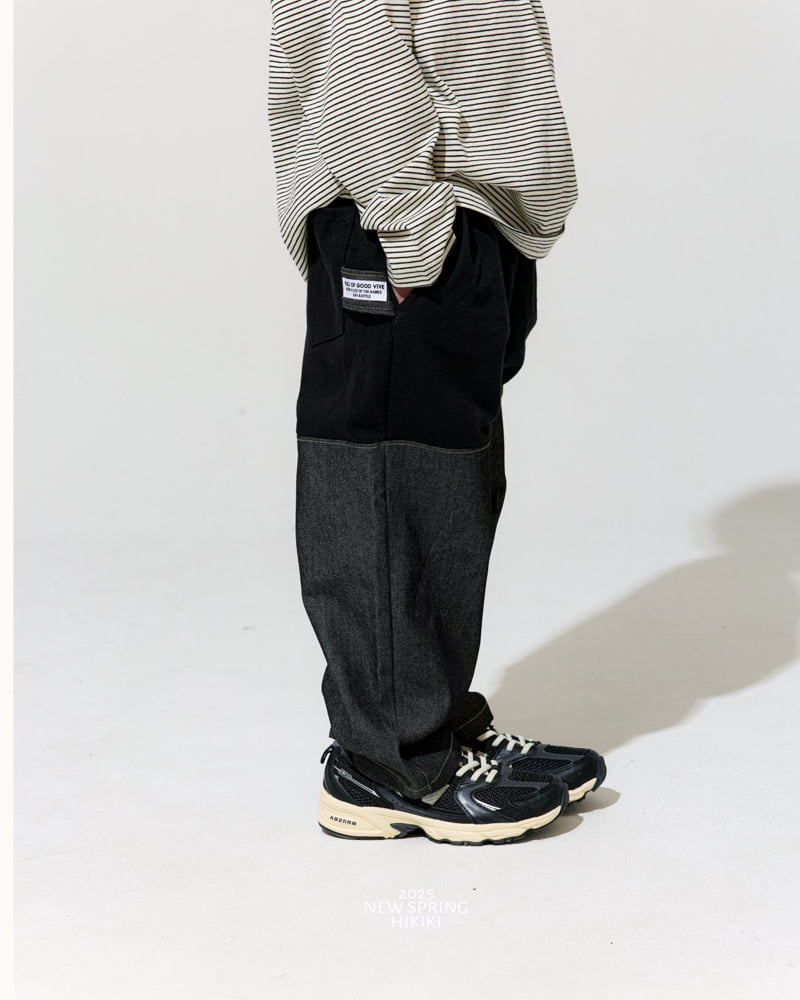 Hikiki - Korean Children Fashion - #magicofchildhood - Denim Banding Pants - 11