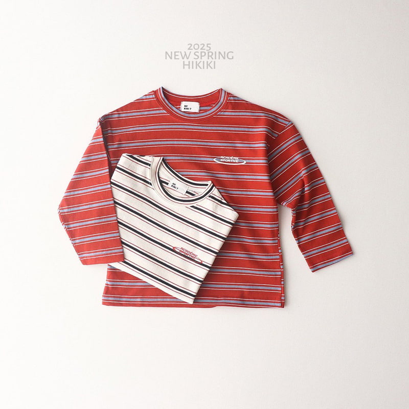 Hikiki - Korean Children Fashion - #minifashionista - Stripe Tee - 8