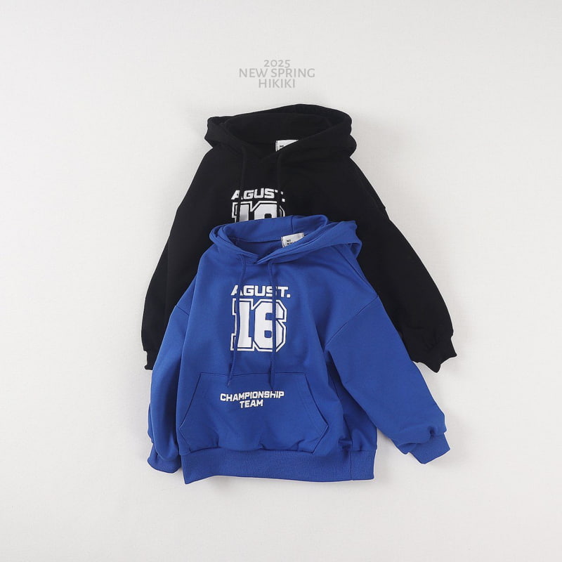Hikiki - Korean Children Fashion - #prettylittlegirls - 16 Number Hood Tee - 2