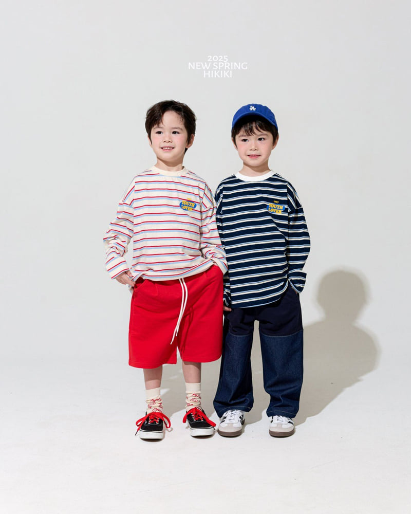 Hikiki - Korean Children Fashion - #prettylittlegirls - Youth Stripe Tee - 8