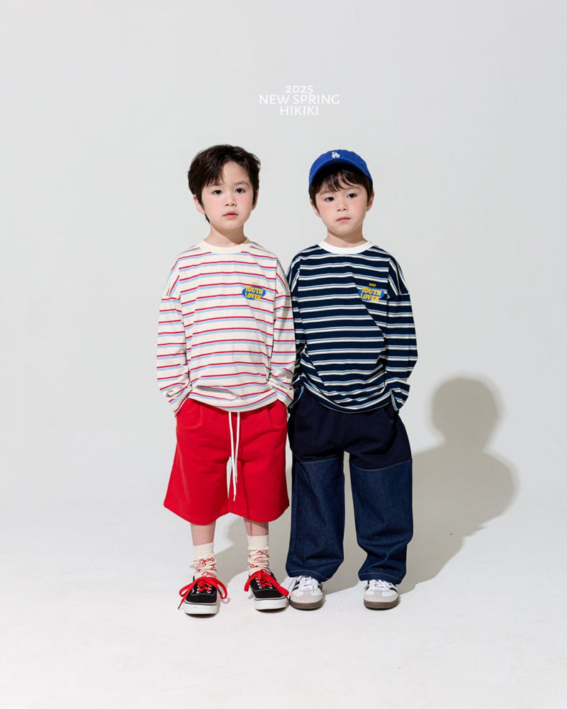 Hikiki - Korean Children Fashion - #todddlerfashion - Youth Stripe Tee - 9