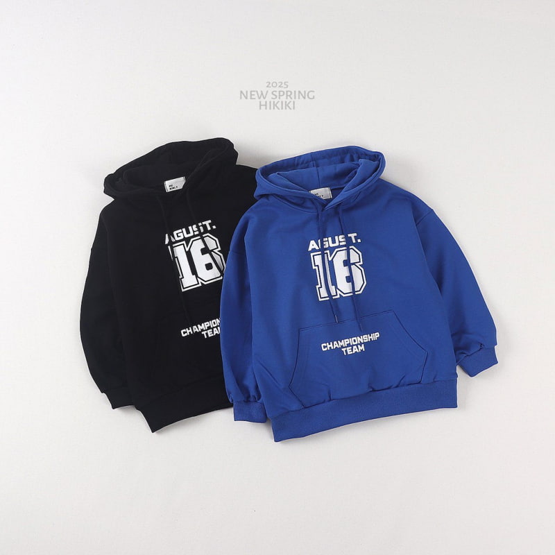 Hikiki - Korean Children Fashion - #todddlerfashion - 16 Number Hood Tee - 4