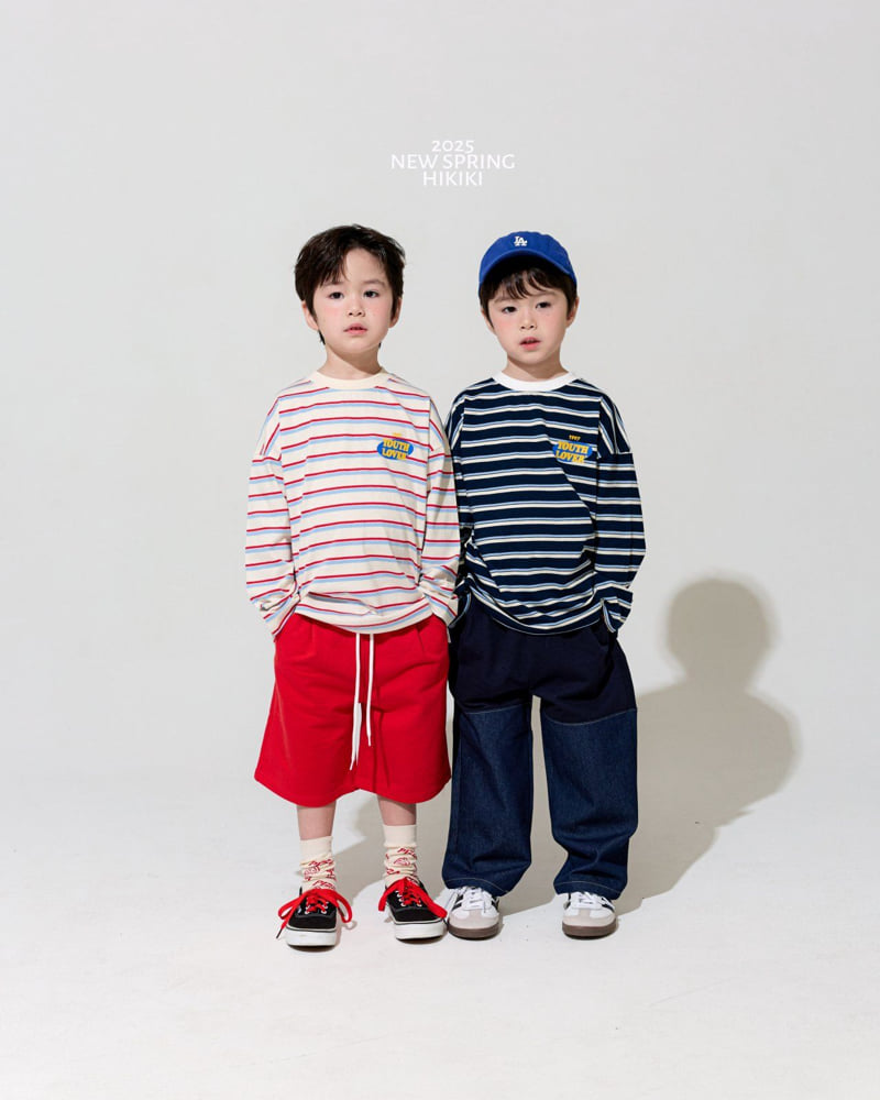 Hikiki - Korean Children Fashion - #toddlerclothing - Youth Stripe Tee - 10