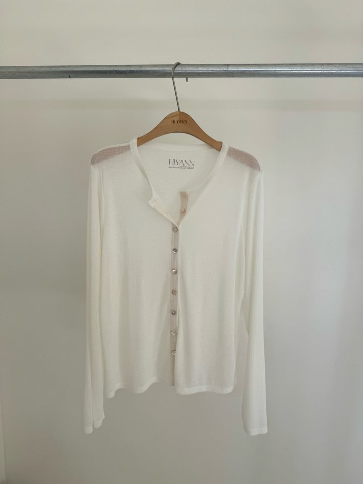 Hiyann - Korean Women Fashion - #momslook - Ribbed Tencel Cardigan - 2