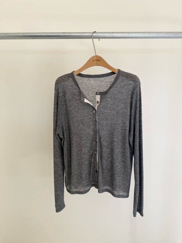 Hiyann - Korean Women Fashion - #momslook - Ribbed Tencel Cardigan - 6