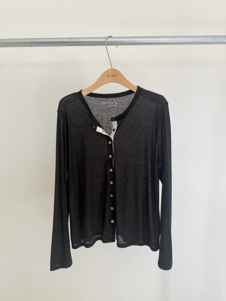 Hiyann - Korean Women Fashion - #momslook - Ribbed Tencel Cardigan - 8
