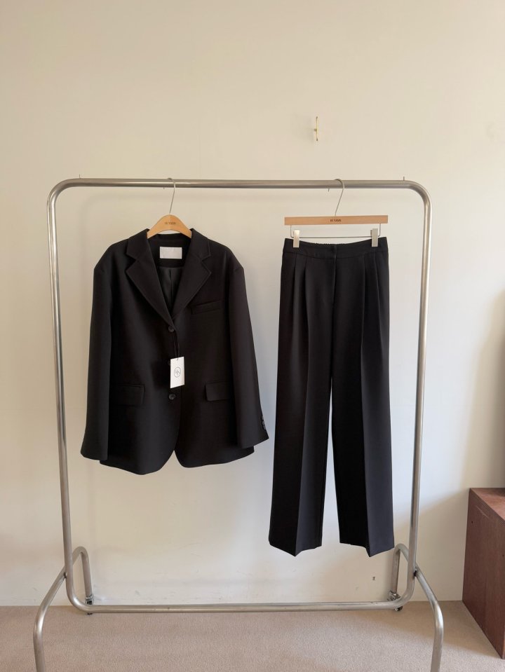 Hiyann - Korean Women Fashion - #momslook - Overfit Jacket - 11