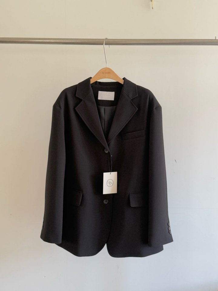 Hiyann - Korean Women Fashion - #momslook - Overfit Jacket - 3