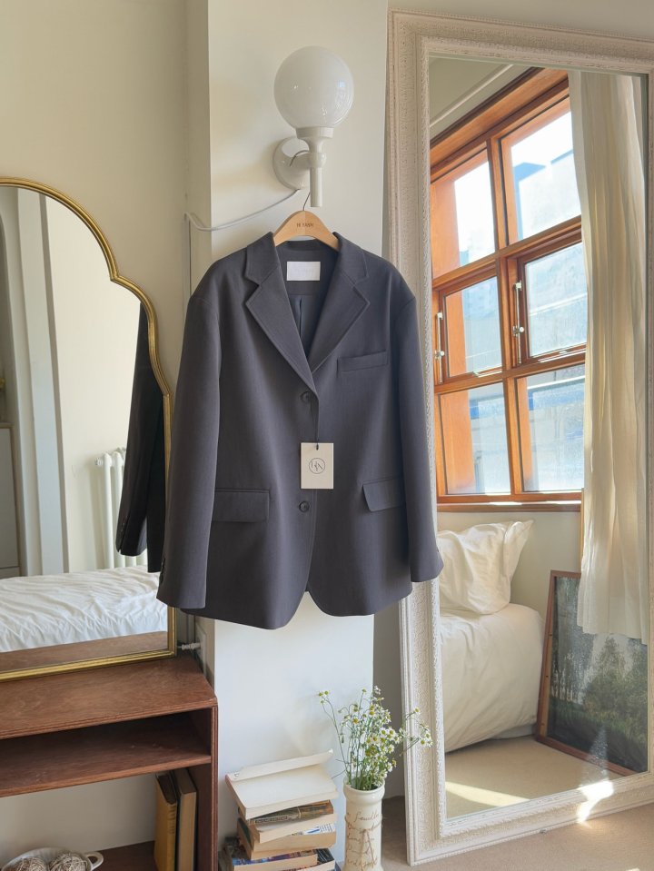 Hiyann - Korean Women Fashion - #momslook - Overfit Jacket - 7