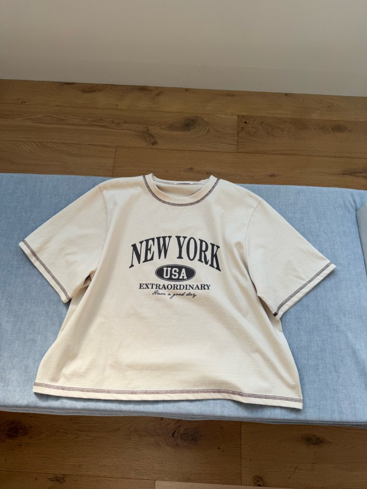 Hiyann - Korean Women Fashion - #momslook - New York Box Tee - 7