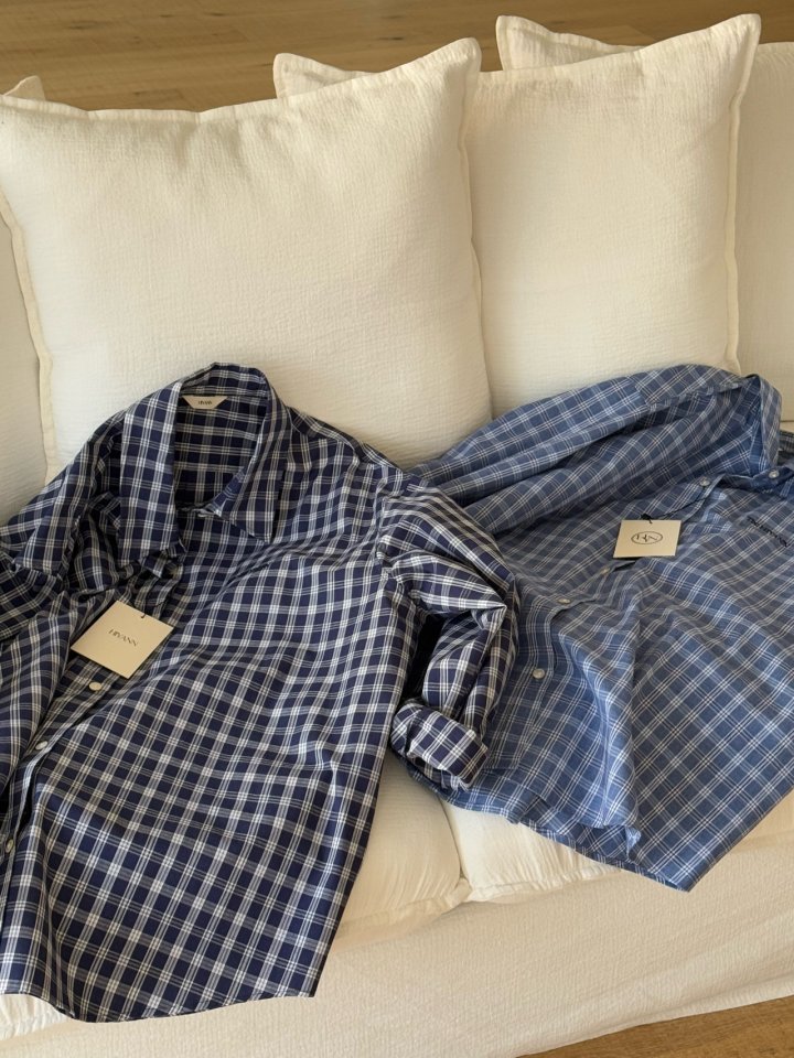 Hiyann - Korean Women Fashion - #momslook - Barnet Check Shirt - 7