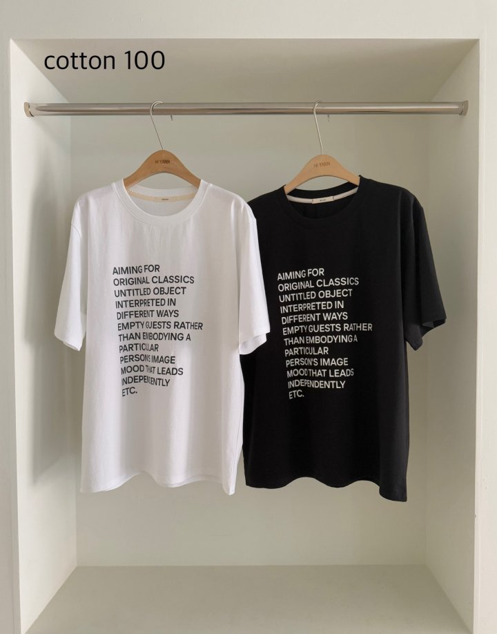 Hiyann - Korean Women Fashion - #momslook - ETC Tee - 12