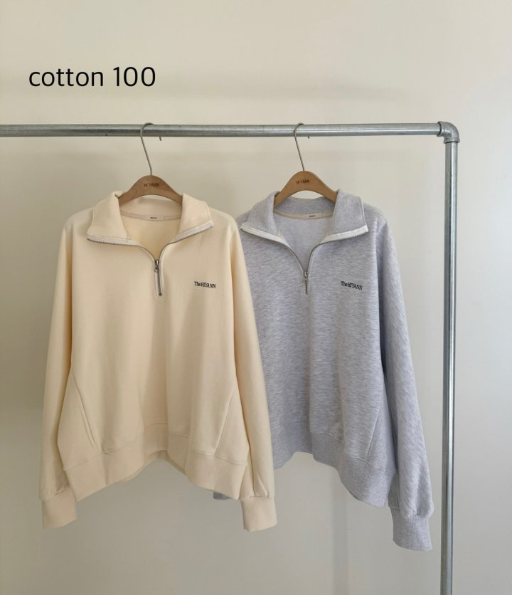 Hiyann - Korean Women Fashion - #womensfashion - Ella Zipper Sweatshirts - 12
