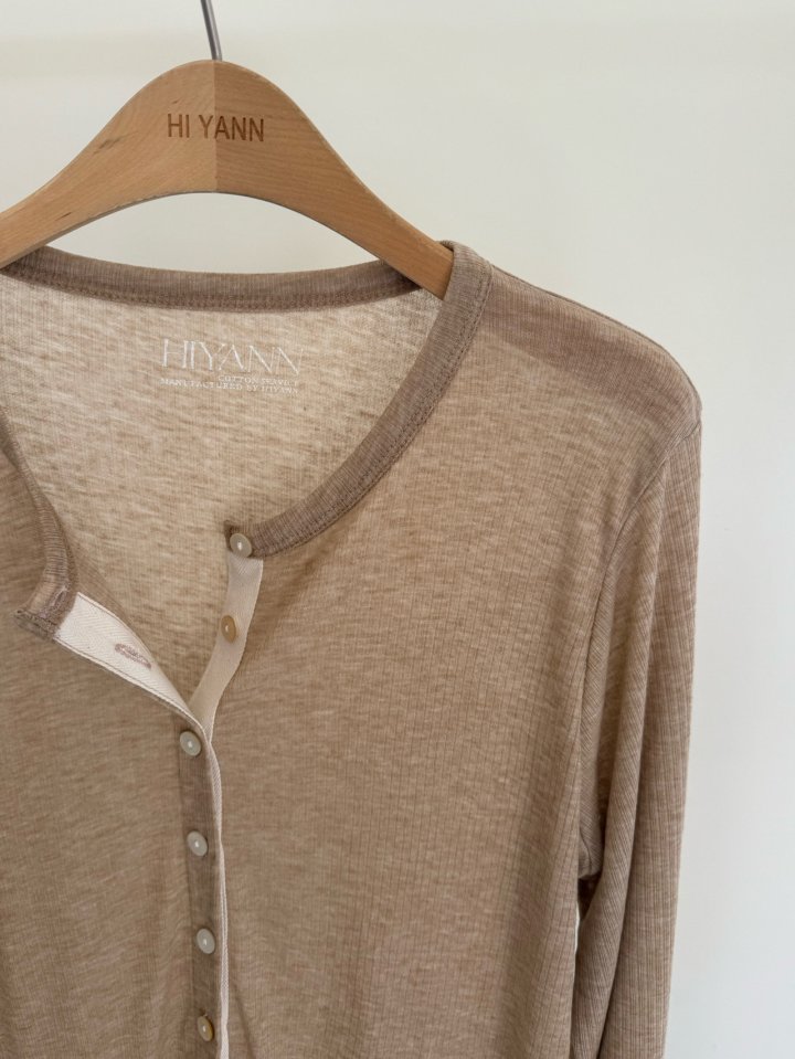 Hiyann - Korean Women Fashion - #womensfashion - Ribbed Tencel Cardigan - 5