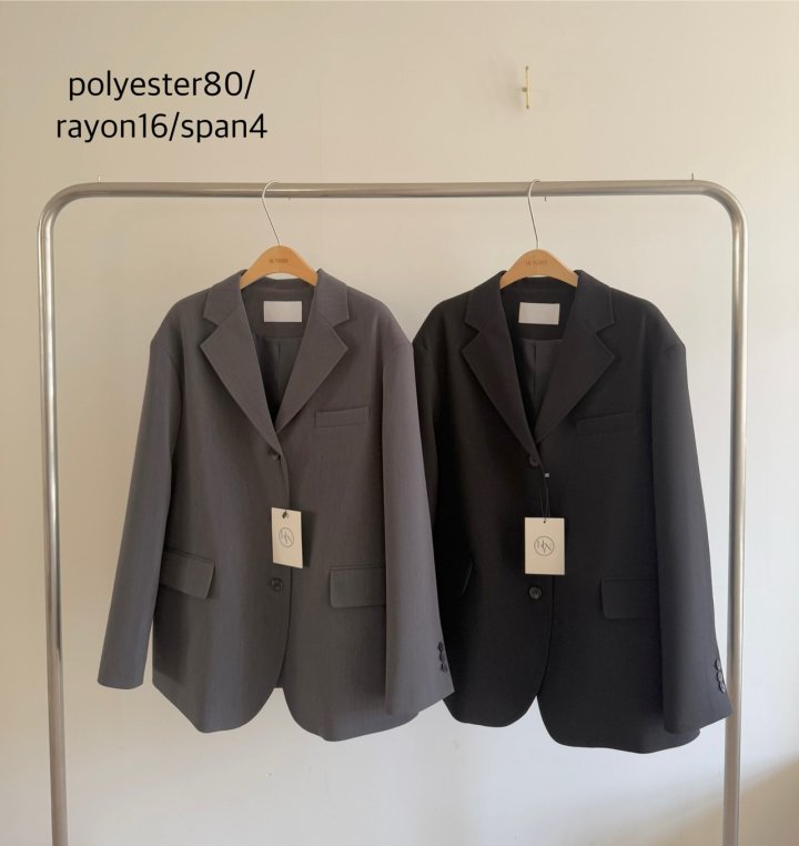 Hiyann - Korean Women Fashion - #womensfashion - Overfit Jacket - 12