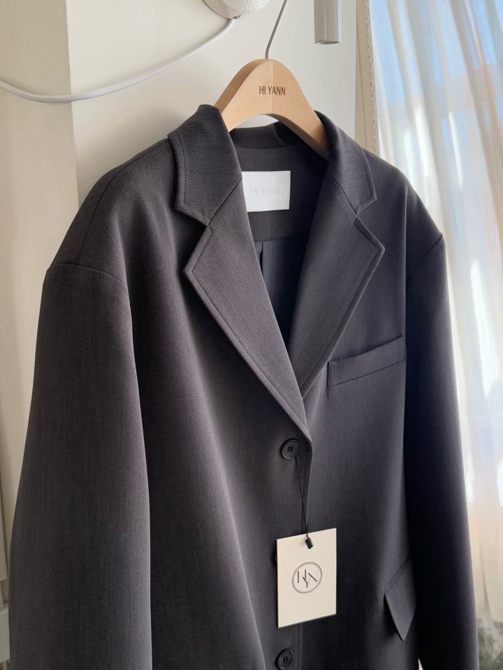 Hiyann - Korean Women Fashion - #womensfashion - Overfit Jacket - 8