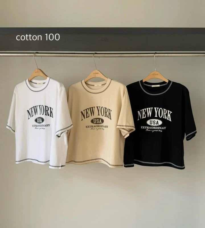 Hiyann - Korean Women Fashion - #womensfashion - New York Box Tee - 12