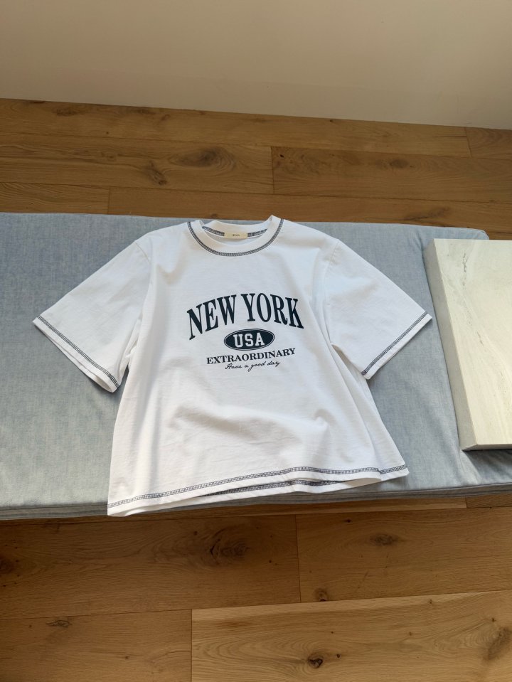 Hiyann - Korean Women Fashion - #womensfashion - New York Box Tee - 6