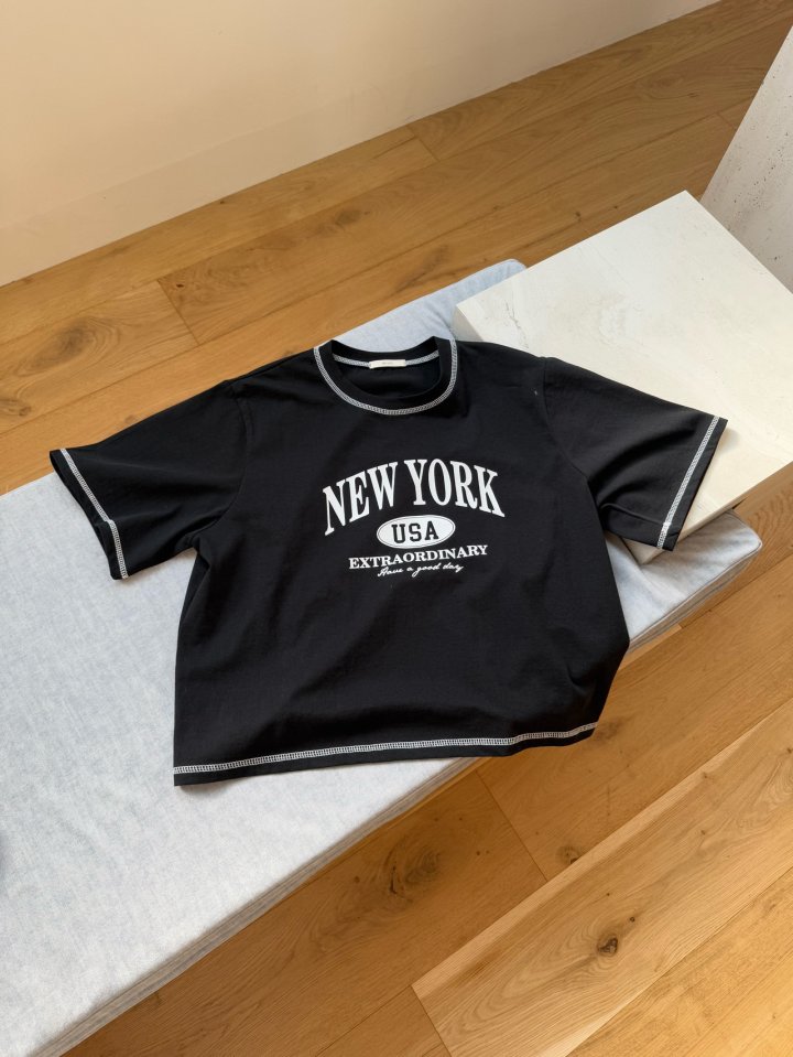 Hiyann - Korean Women Fashion - #womensfashion - New York Box Tee - 8