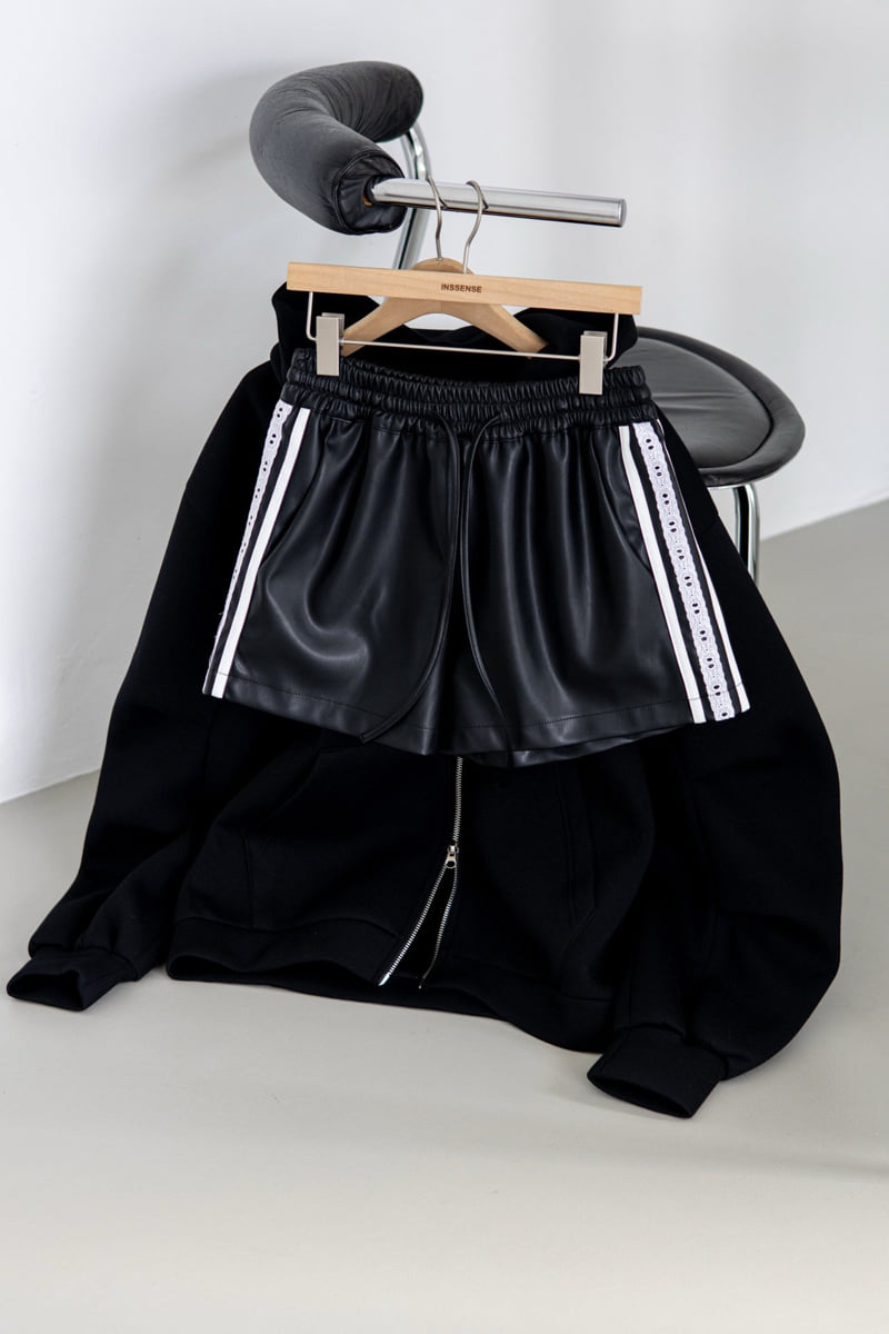 Inssense - Korean Women Fashion - #momslook - Oversized Neoprene Balloon Zipped Hoodie - 10