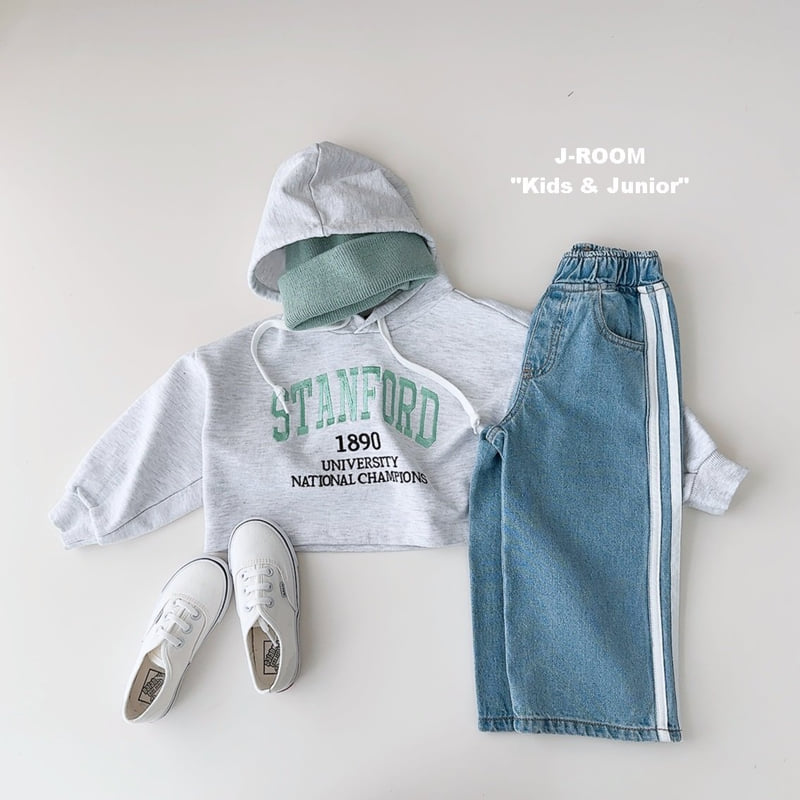 J-Room - Korean Children Fashion - #Kfashion4kids - Stand Hood Crop - 8
