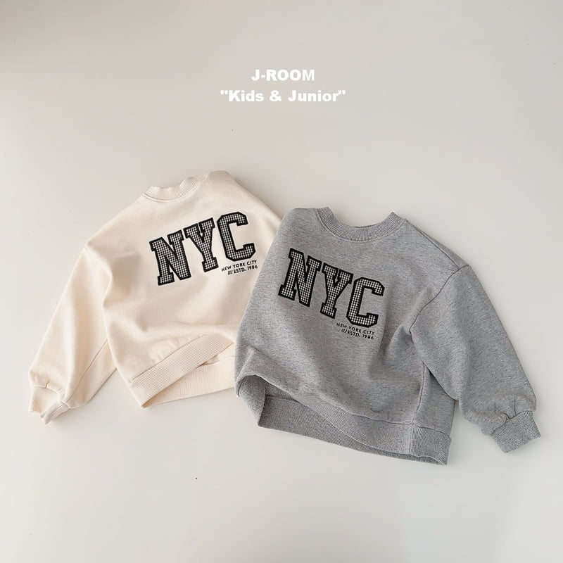 J-Room - Korean Children Fashion - #Kfashion4kids - Check Patch Sweatshirts