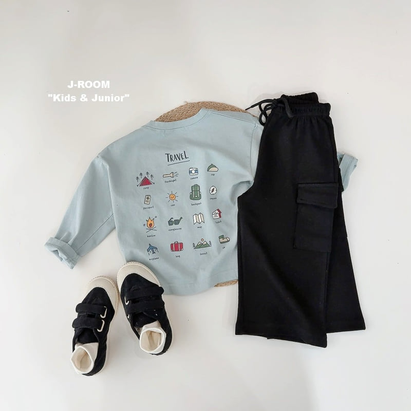 J-Room - Korean Children Fashion - #Kfashion4kids - Travel Printed Tee - 7