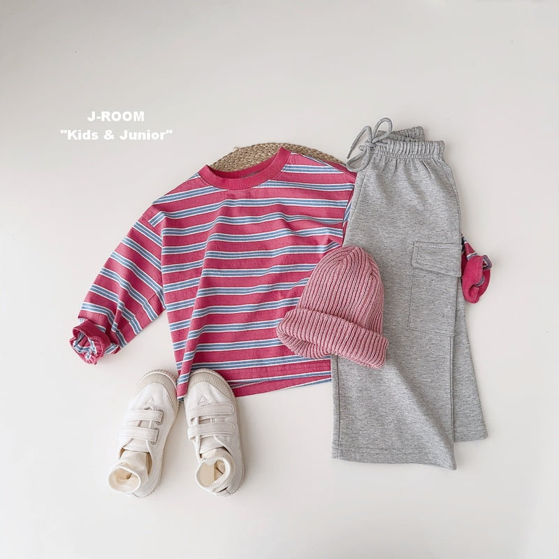 J-Room - Korean Children Fashion - #Kfashion4kids - Matilda Stripe Tee - 6
