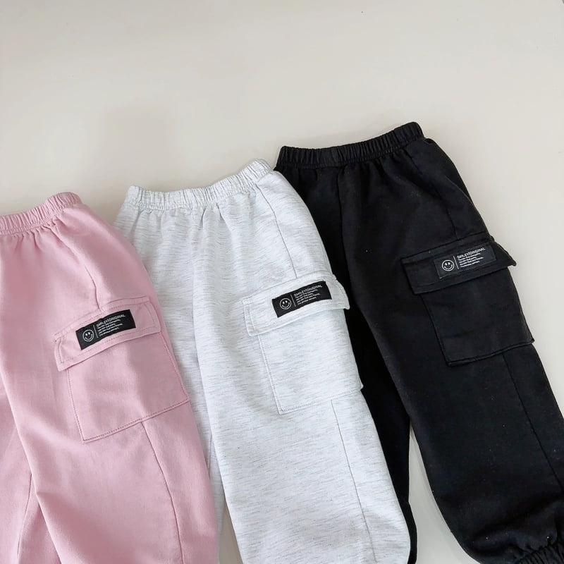 J-Room - Korean Children Fashion - #kidzfashiontrend - Mini Label Cargo Pants - 4