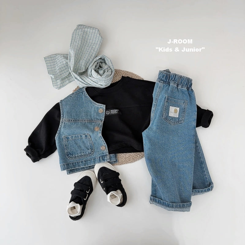 J-Room - Korean Children Fashion - #childofig - Label Crop Tee - 7