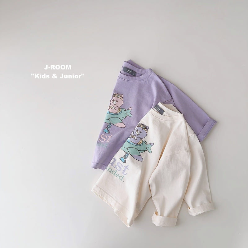 J-Room - Korean Children Fashion - #childofig - Airplane Printed Tee - 5